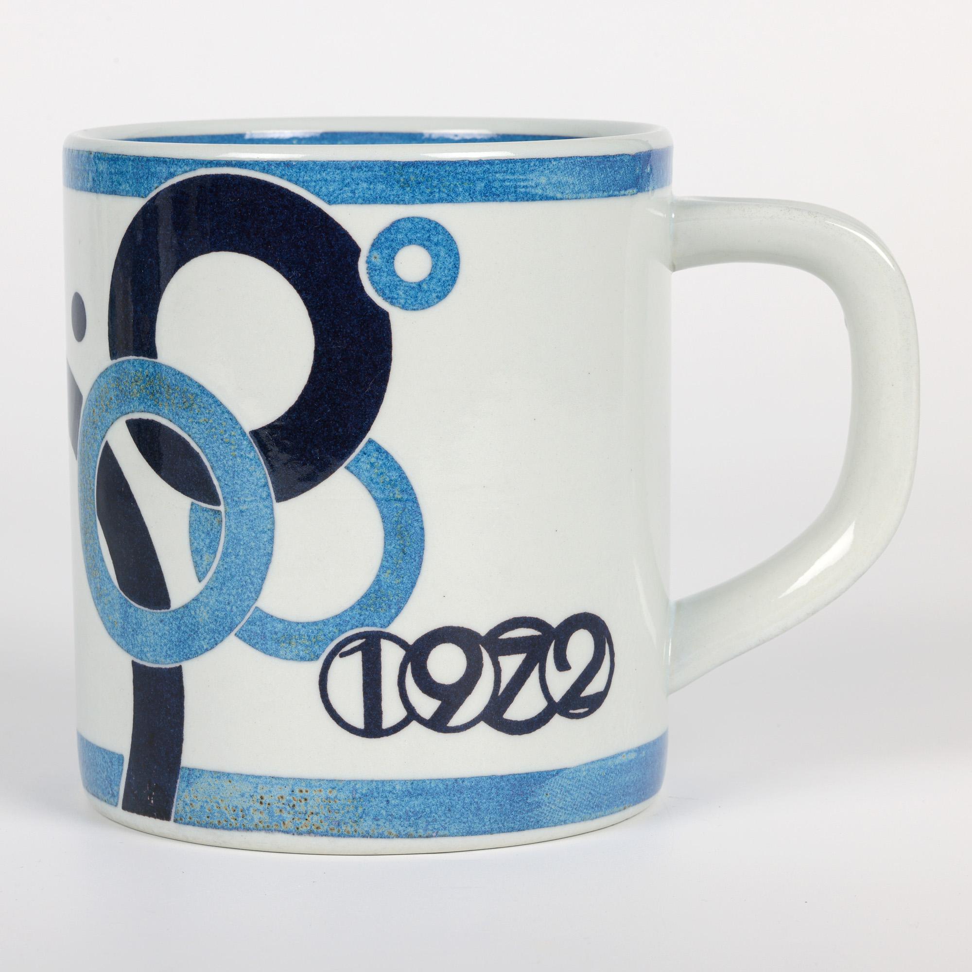 Tazza Royal Copenhagen Faience Bodil Buch Design Anno 1972 in vendita 10