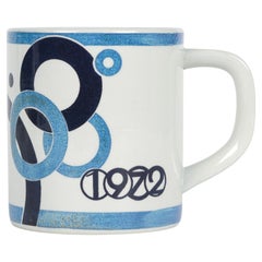 Royal Copenhagen Faience Bodil Buch Design Year Mug 1972