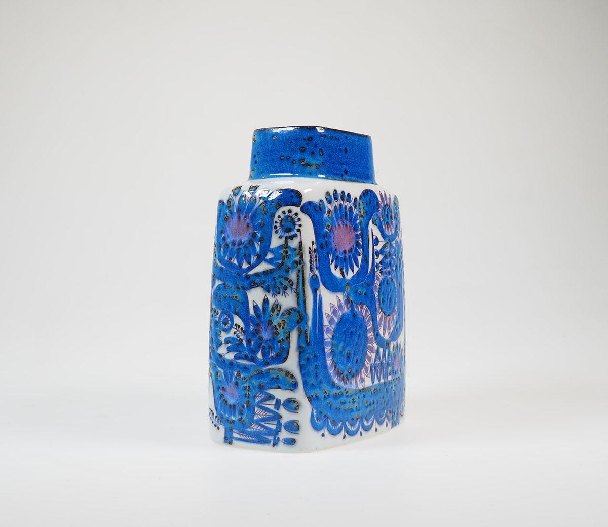 Glazed Royal Copenhagen fajance vase by Berte Jessen  For Sale