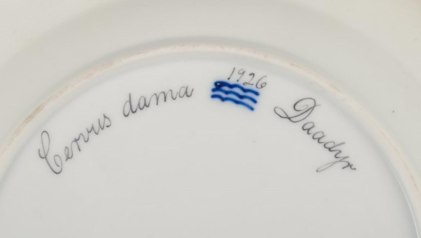 Royal Copenhagen Fauna Danica, assiette à dîner avec un motif de cerf-volant en vente 1