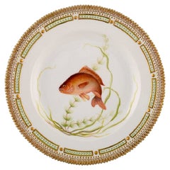 Royal Copenhagen Fauna Danica Fish Plate in Hand-Painted Porcelain