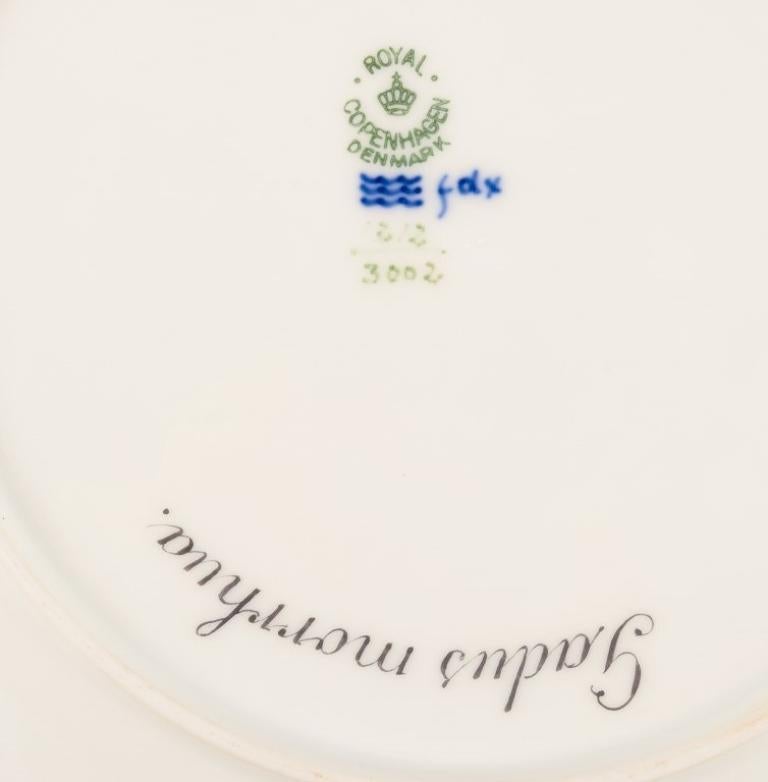 Royal Copenhagen Fauna Danica fish plate in porcelain. For Sale 1