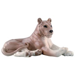 Royal Copenhagen Figure, Lioness, Decoration Number 804