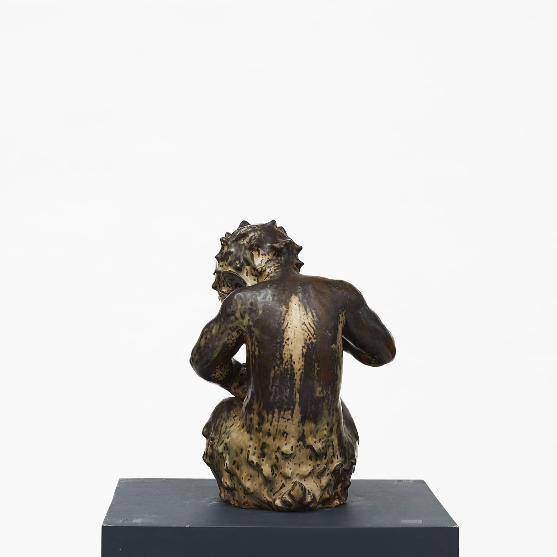 Modern Royal Copenhagen Figurine by Knud Kyhn, Faun No 20230