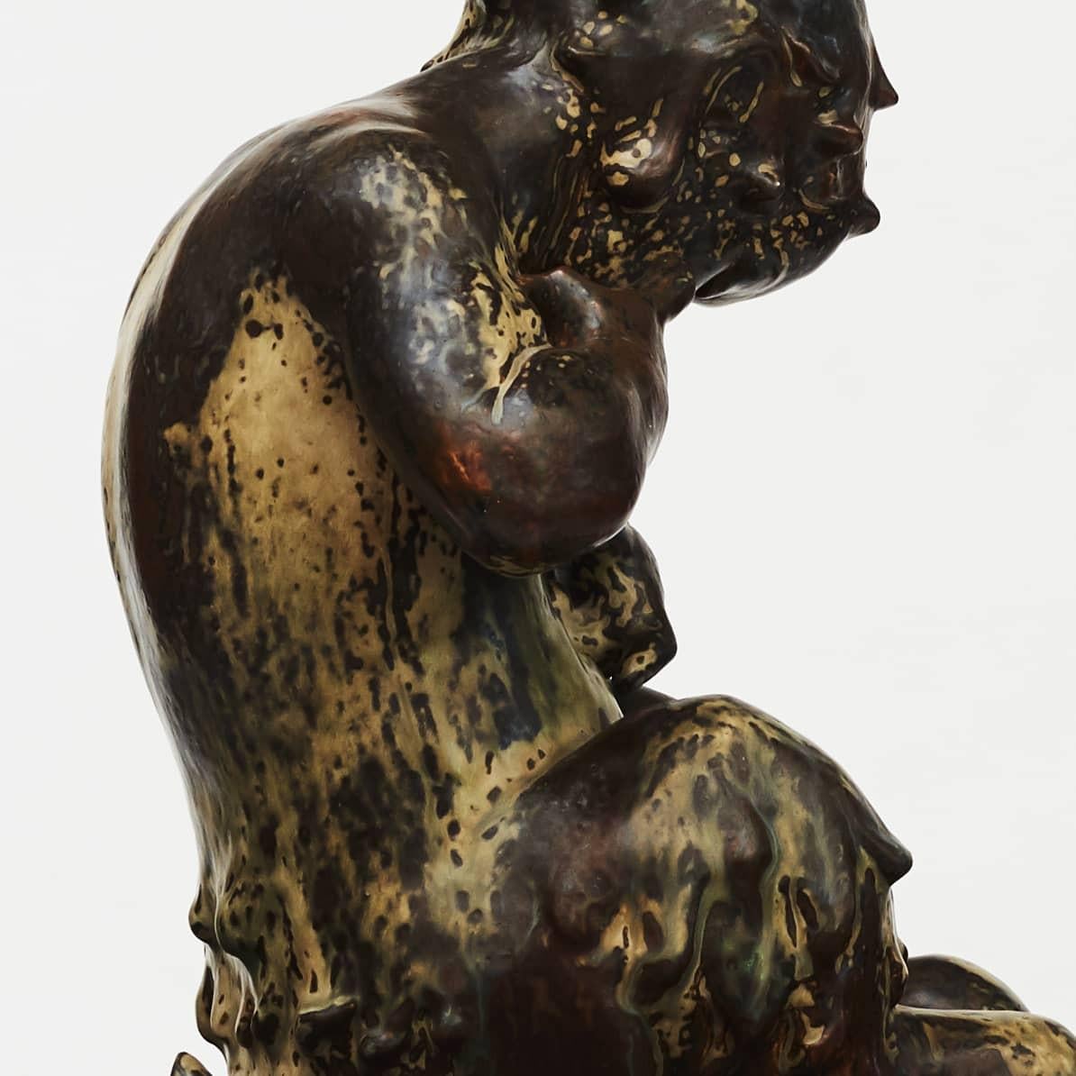 Danish Royal Copenhagen Figurine by Knud Kyhn, Faun No 20230