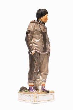 Royal Copenhagen Figurine Carl Martin-Hansen "A Man from Greenland"  #12225