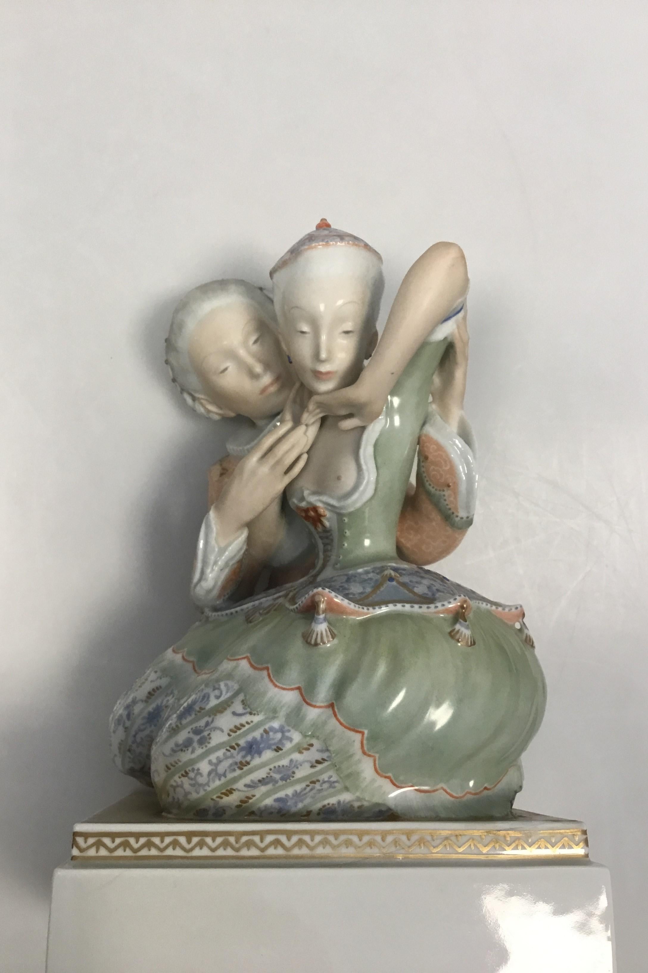 Dipinto a mano Figurina Royal Copenhagen Fiaba I. Disegnato da Gerhard Henning in vendita