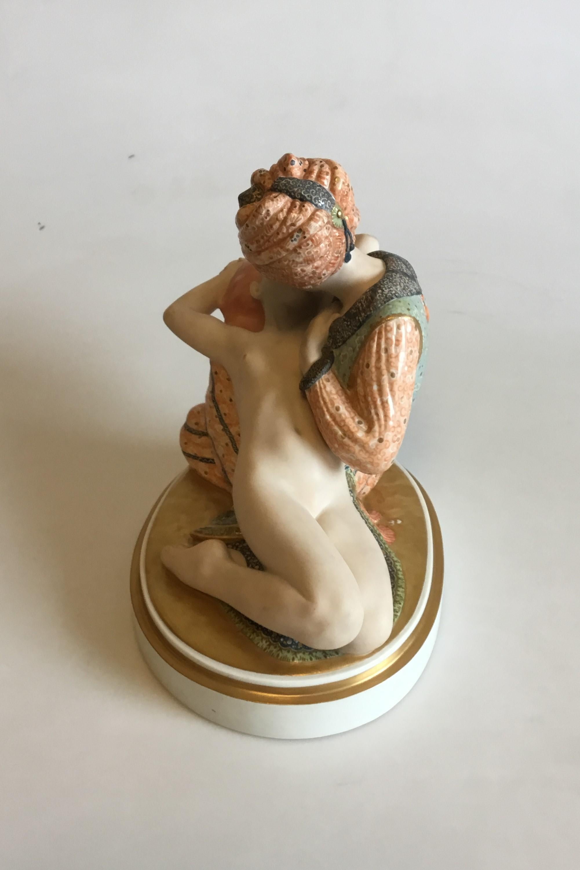 Royal Copenhagen Figurine Fairy Tale III. Designed by Gerhard Henning. First quality. Measures 22 cm / 8 21/32 in.
