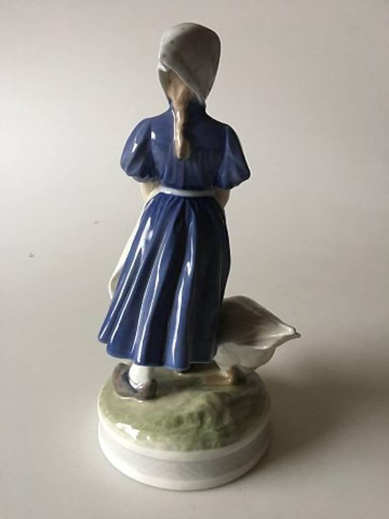 Figurita Royal Copenhagen Chica ganso nº 527 Art Nouveau en venta