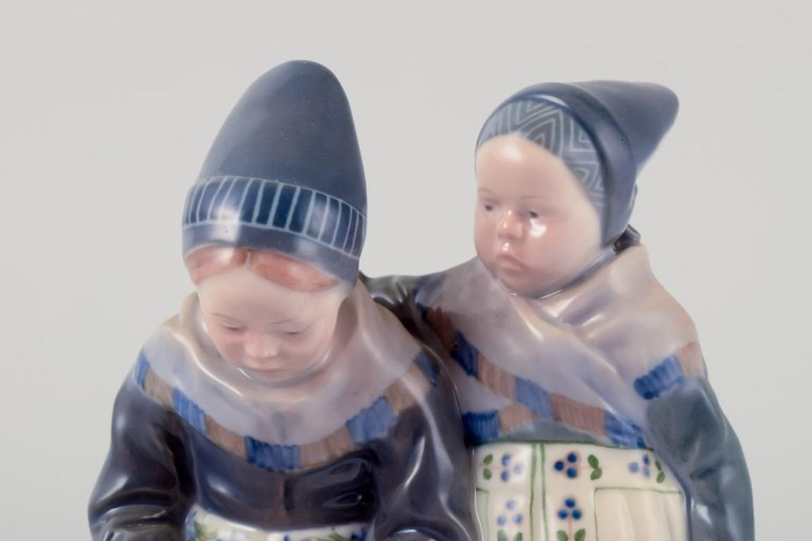 Royal Copenhagen figurine in porcelain.
Two 