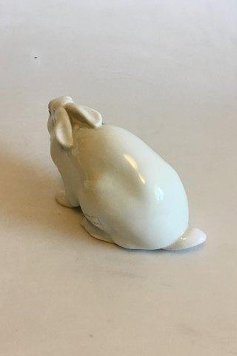 Royal Copenhagen Figurine of Albino Rabbit For Sale at 1stDibs