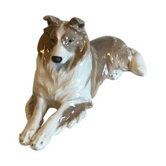 Vintage Royal Copenhagen Figurine of Collie No 1701