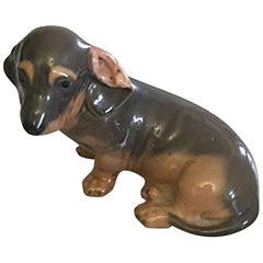 royal copenhagen 3140 Royal Copenhagen Figurine of Dashhound #3140