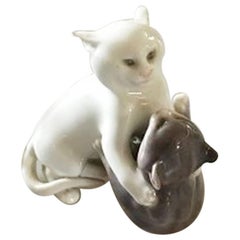 Royal Copenhagen Figurine of Playing Cats