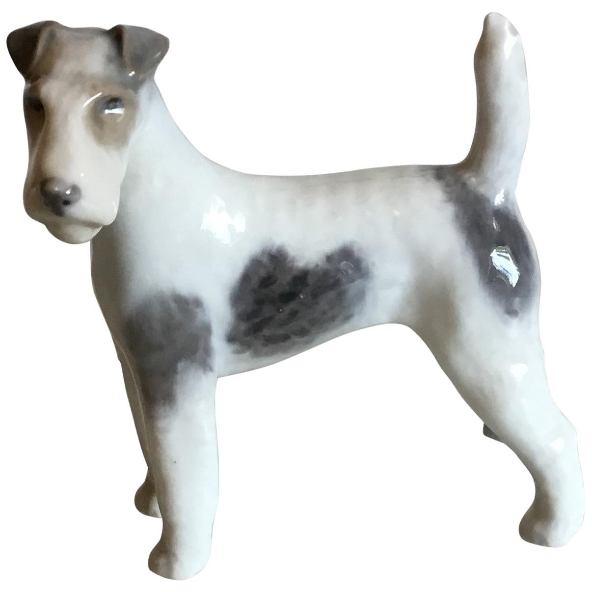 Royal Copenhagen Figurine of Wirehaired Terrier No 3165