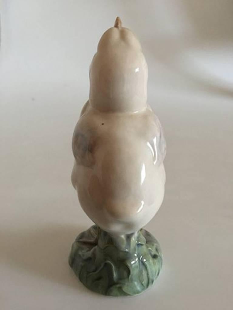 Art Nouveau Royal Copenhagen Figurine Turkey Chick #1185 For Sale