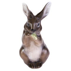 Royal Copenhagen Fine Denmark Porcelain Figure Rabbit 1019