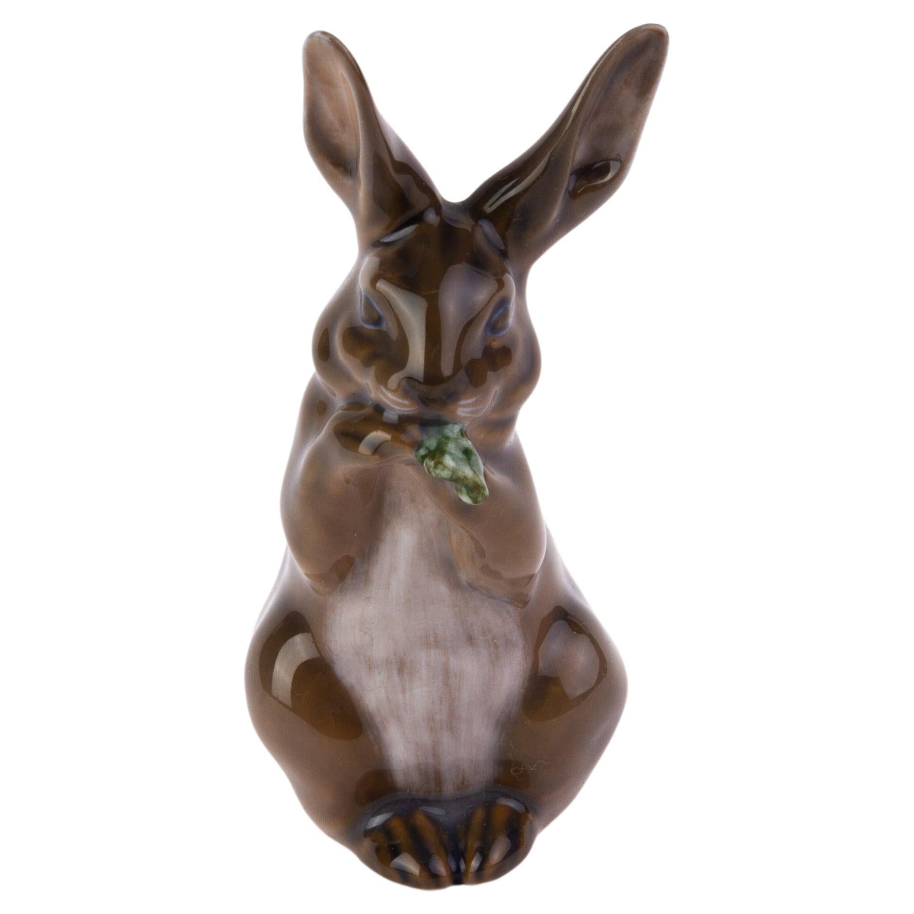 Royal Copenhagen Fine Denmark Porcelain Figure Rabbit 1019 For Sale