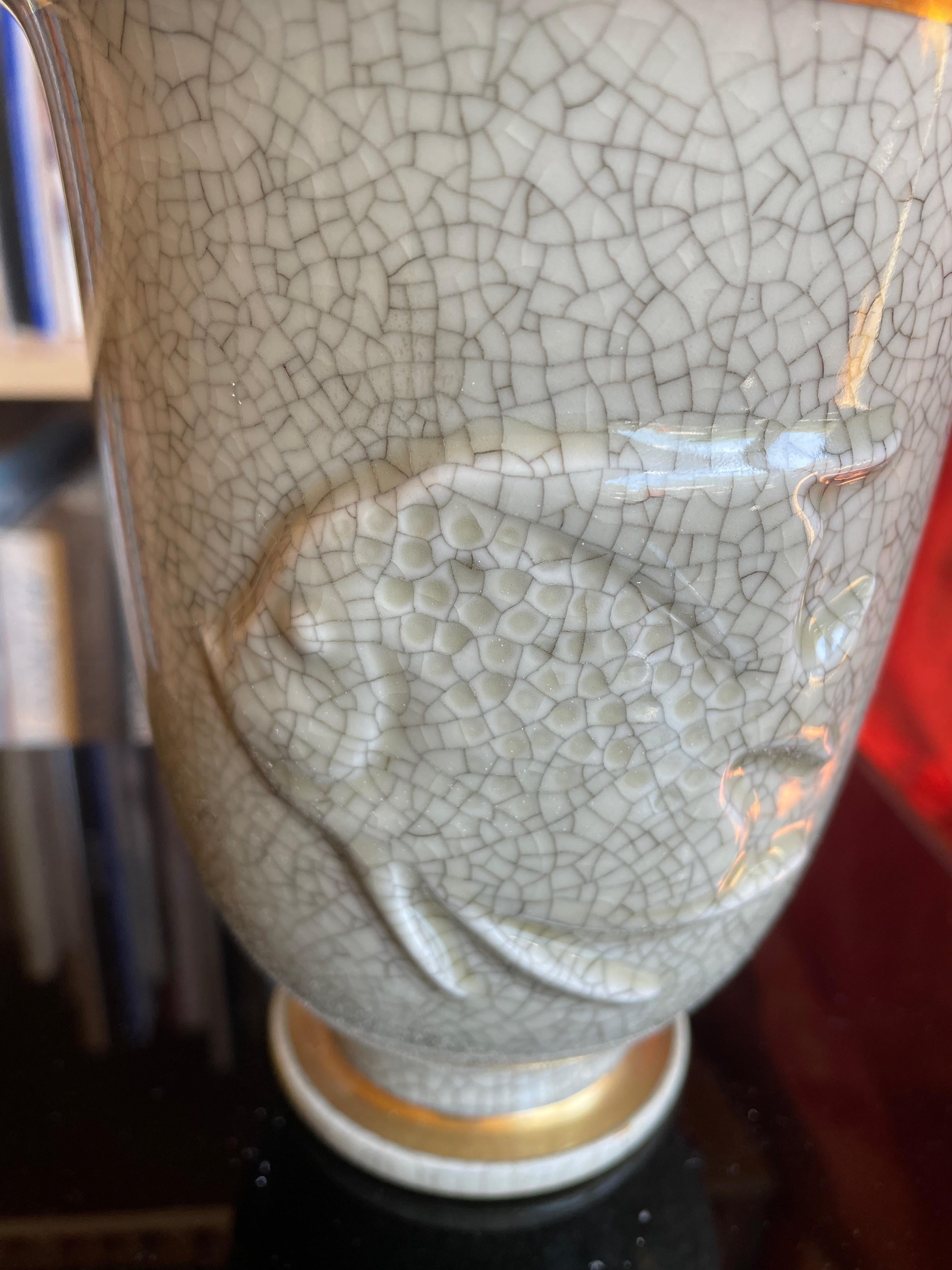 Mid-Century moderno Vaso a forma di pesce 