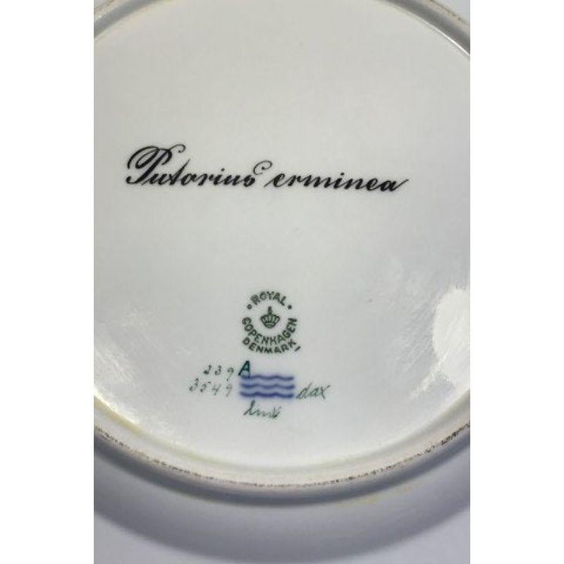 Porcelain Royal Copenhagen Flora Danica Animal Dinner Plate No 239/3549 For Sale