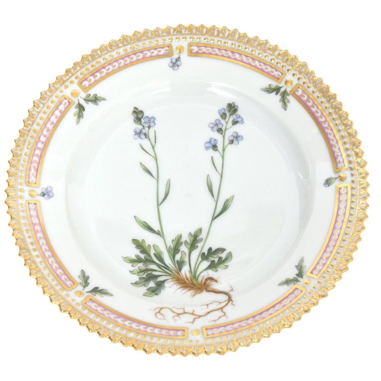 Royal Copenhagen Flora Danica Bread and Butter Plate Cardamine