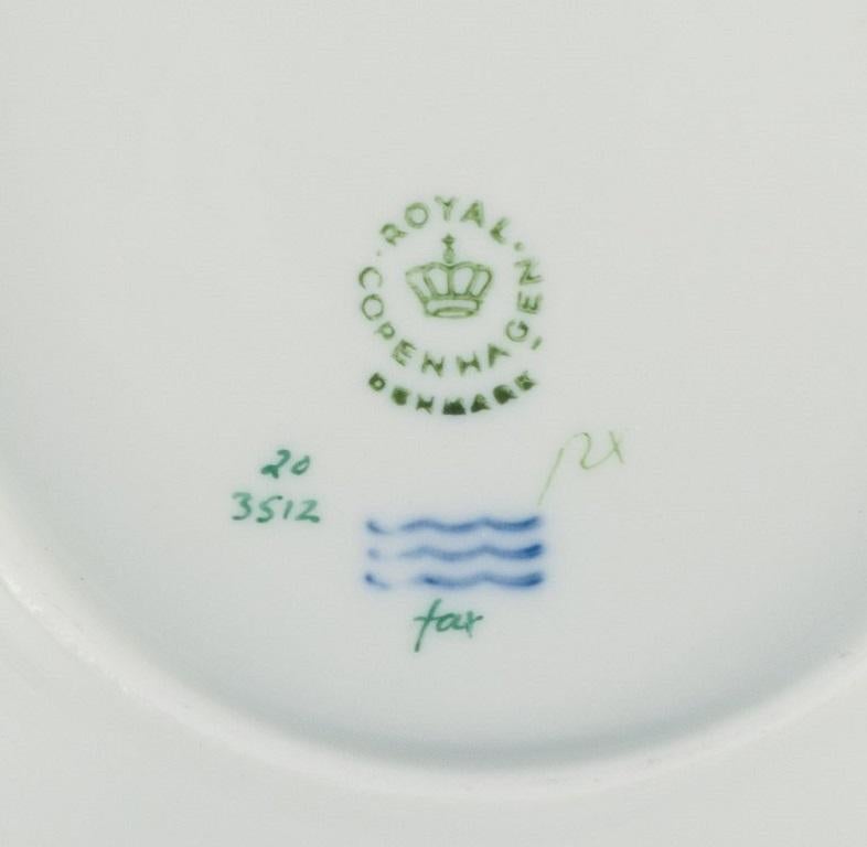 Mid-20th Century Royal Copenhagen, Flora Danica Chocolate Cup with Matching Saucer