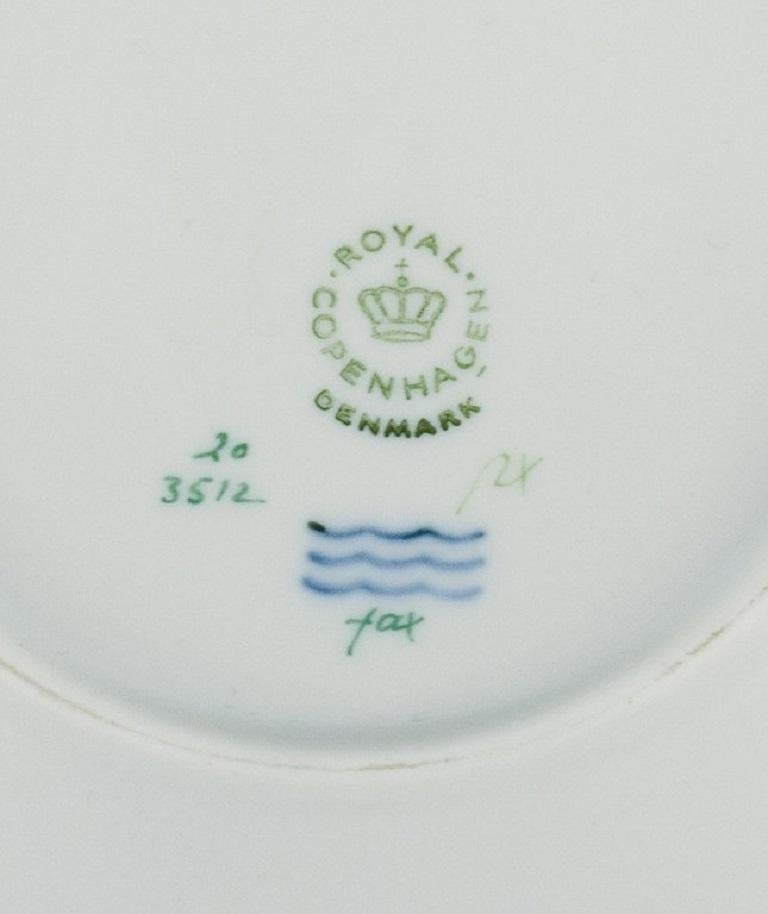 Porcelain Royal Copenhagen, Flora Danica Chocolate Cup with Matching Saucer