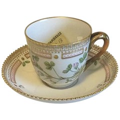 Vintage Royal Copenhagen Flora Danica Coffee Cup and Saucer No 20/3597