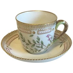 Royal Copenhagen Flora Danica Coffee Cup and Saucer No 20/3597