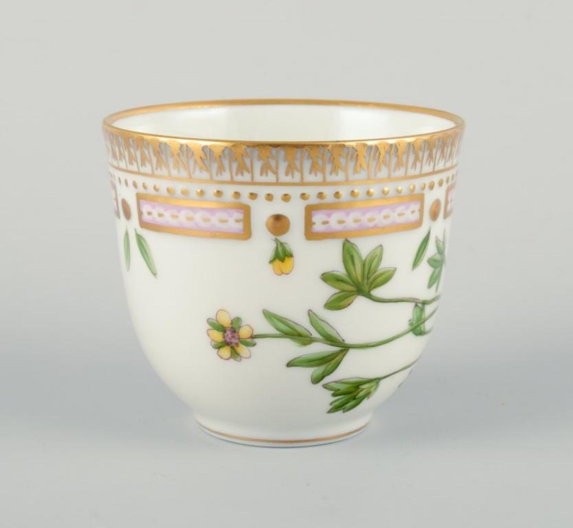 Danish Royal Copenhagen Flora Danica coffee cup and saucer. Ranunculus Lapponicus