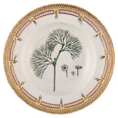 Royal Copenhagen Flora Danica Deep Plate in Porcelain, Early 20th Century