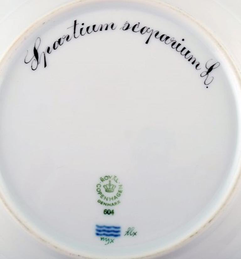 Danish Royal Copenhagen, 'Flora Danica' Deep Plate of Porcelain