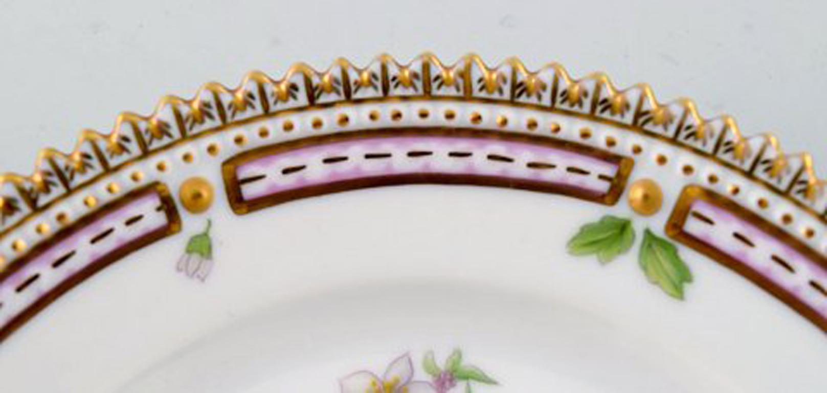 Neoclassical Royal Copenhagen Flora Danica Dessert Plate