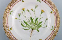 Royal Copenhagen Flora Danica Dessert Plate in Hand-Painted Porcelain