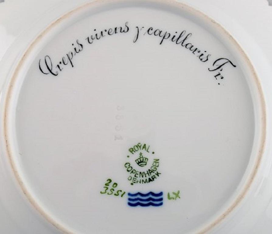 Danish Royal Copenhagen Flora Danica Dessert Plate in Hand-Painted Porcelain