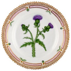 Royal Copenhagen Flora Danica Dessert Plate in Hand Painted Porcelain