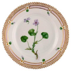 Royal Copenhagen Flora Danica Dessert Plate in Hand Painted Porcelain