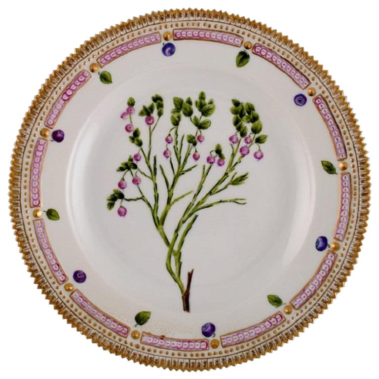 Royal Copenhagen Flora Danica Dinner Plate in Hand-Painted Porcelain