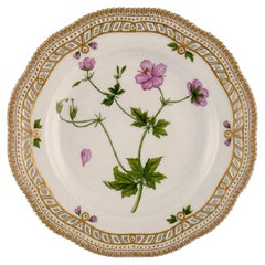 Royal Copenhagen Flora Danica Dinner Plate in Openwork Porcelain