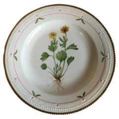 Plato llano Flora Danica nº 735/3549 de Royal Copenhagen