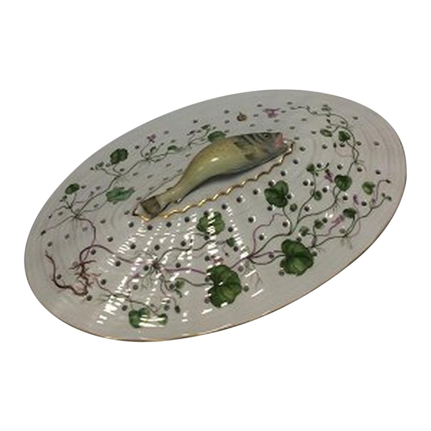 Royal Copenhagen Flora Danica Fish Drainer for Platter No 20/3522 For Sale