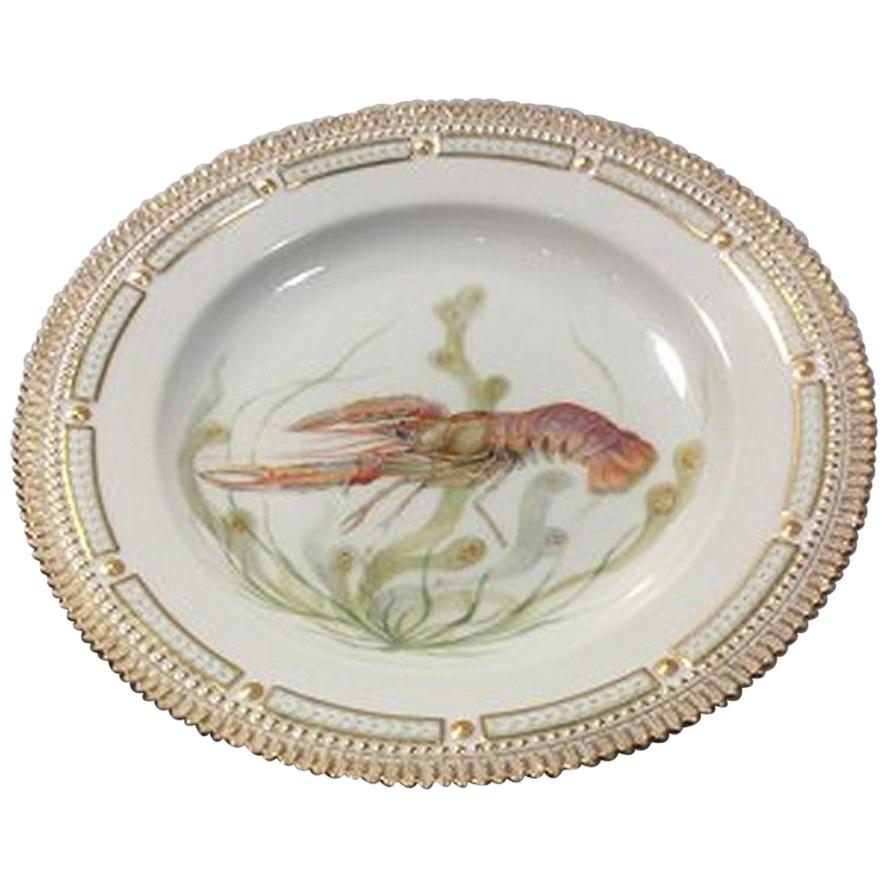 Royal Copenhagen Flora Danica Fish Plate #19/3549 For Sale