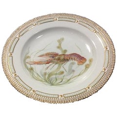 Royal Copenhagen Flora Danica Fish Plate #19/3549