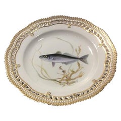 Royal Copenhagen Flora Danica Fish Plate #19/3553