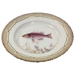 Royal Copenhagen Flora Danica Fish Plate No. 19/3549