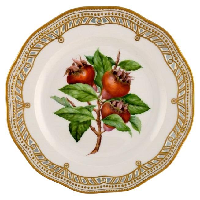 Royal Copenhagen Flora Danica fruit plate in openwork porcelain. Dated 1968 For Sale