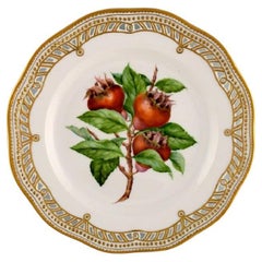 Retro Royal Copenhagen Flora Danica fruit plate in openwork porcelain. Dated 1968