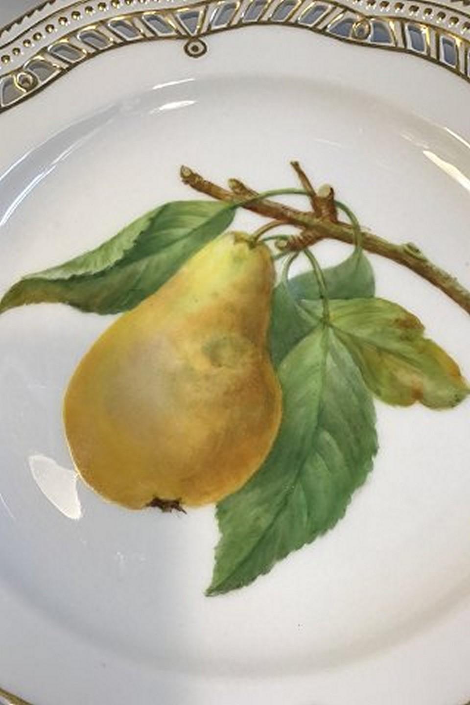 Danish Royal Copenhagen Flora Danica Fruit Plate No 2/3584 For Sale