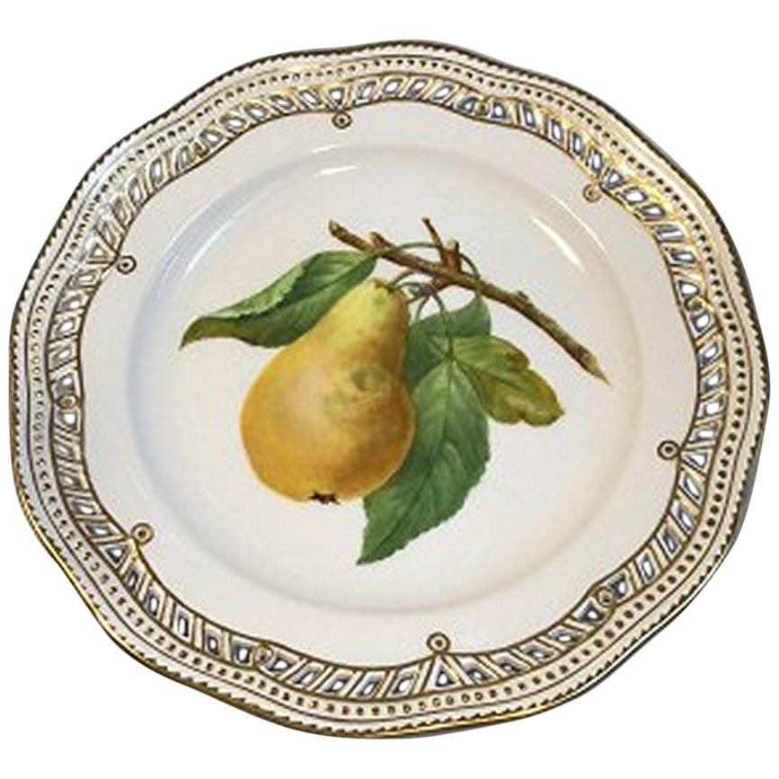 Royal Copenhagen Flora Danica Fruit Plate No 2/3584 For Sale