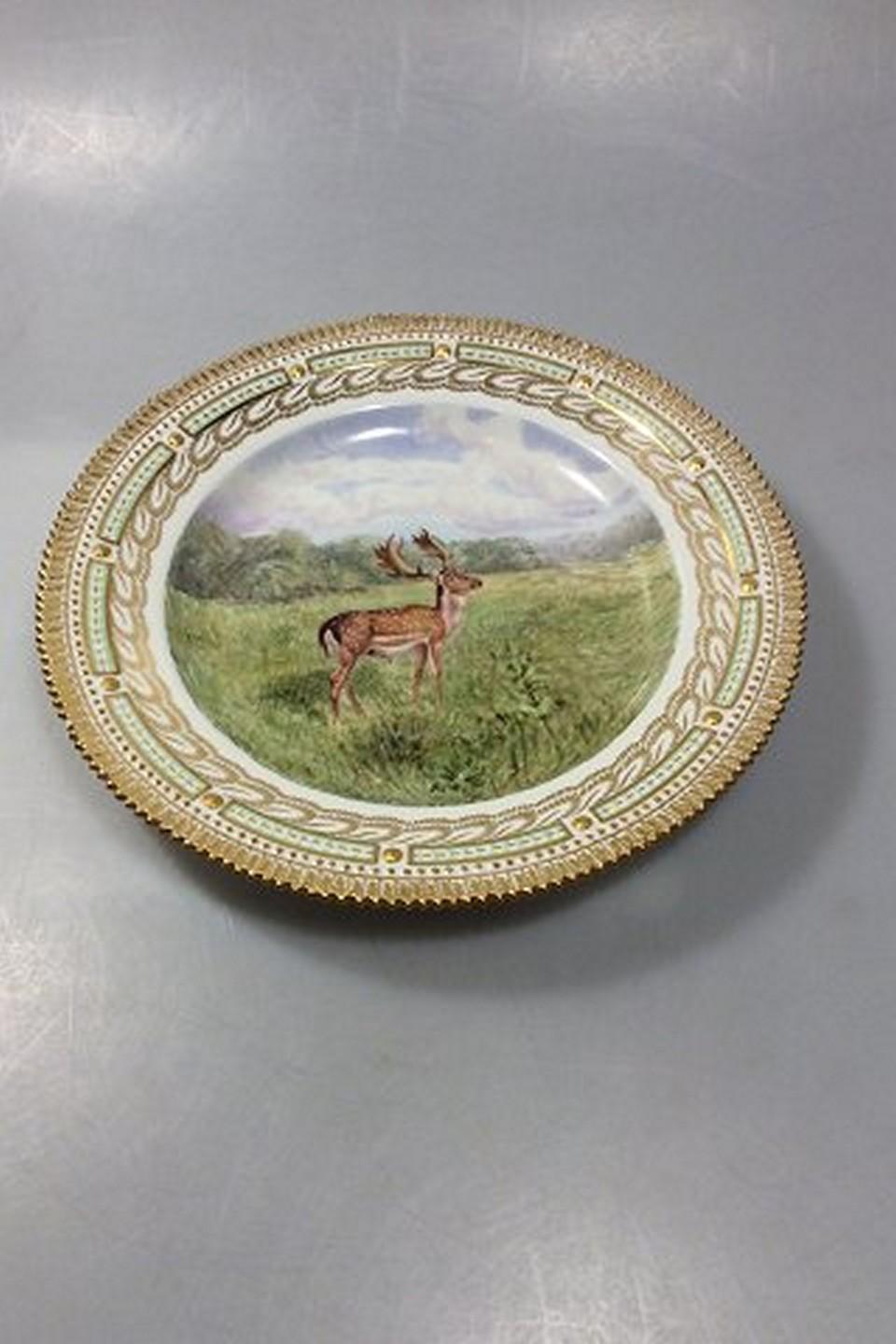 Royal Copenhagen Flora Danica Game Dinner Plate No 239/3549 For Sale 2